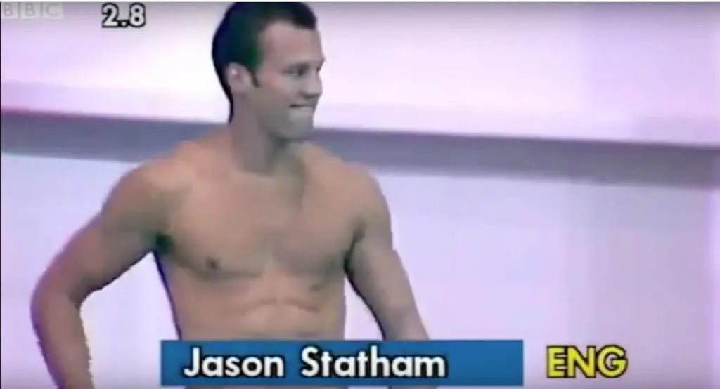 Jason Statham műugróként a BBC adásán 