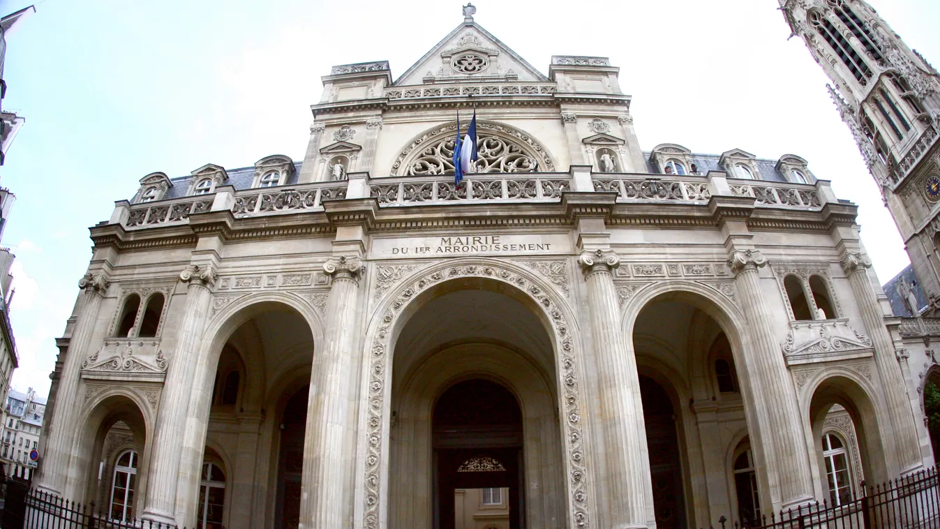 PARIS-MAIRIES Horizontal LARGEUR VILLE QUARTIER QUARTIER VILLE PARIS PHOTO D'ILLUSTRATION MAIRIE FACADE VUE EXTERIEURE 