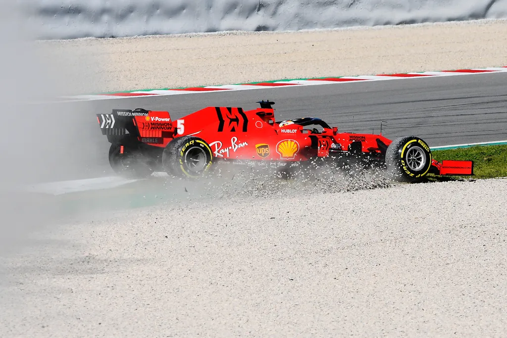 Forma-1, Sebastian Vettel, Ferrari, Barcelona teszt 4. nap 