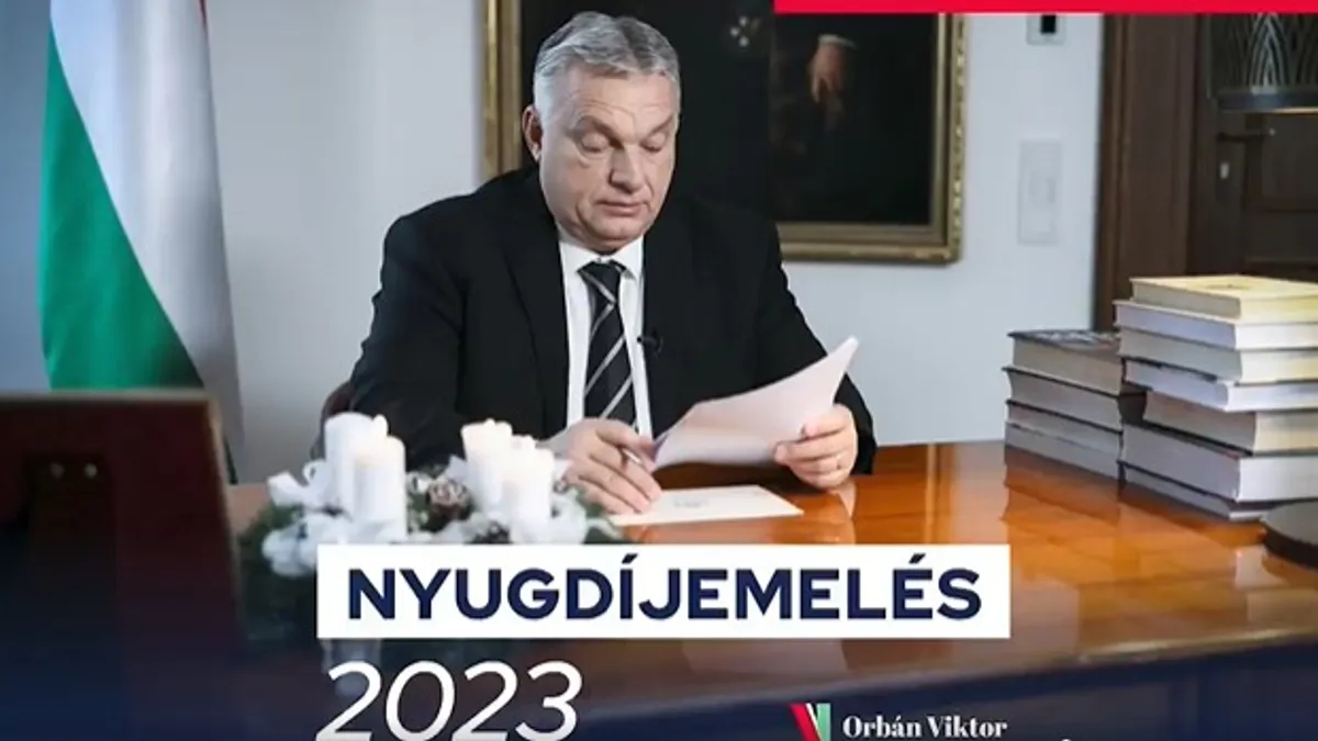 Orbán Viktor Január Elsejétől 15 Százalékkal Megemeljük A Nyugdíjakat Origo 