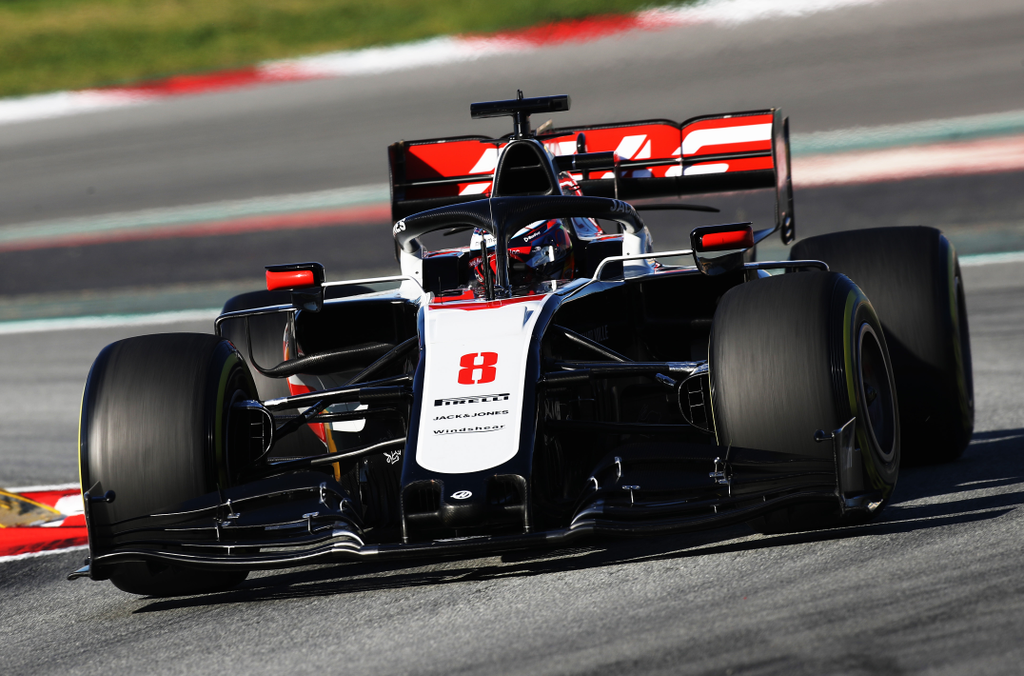 Forma-1, Romain Grosjean, Haas, Barcelona teszt 6. nap 