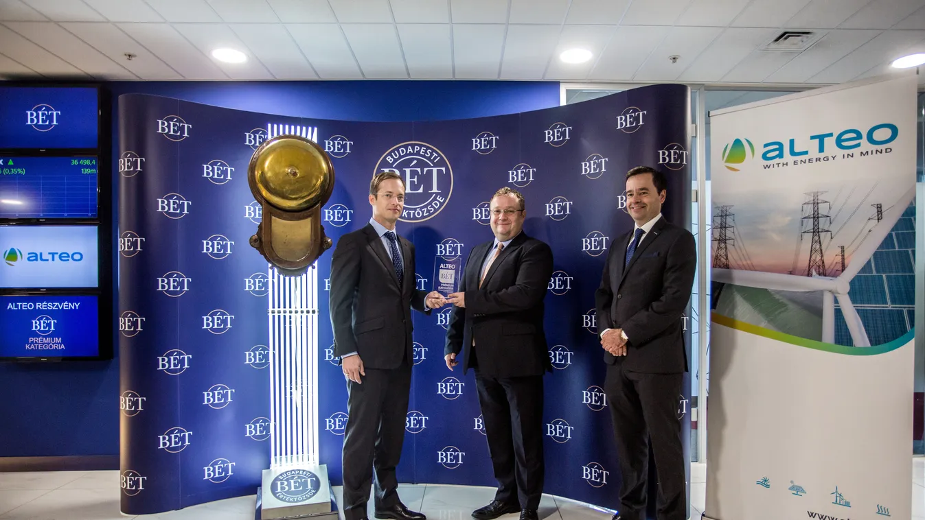Az ALTEO Nyrt. részvényei bekerültek a prémium kategóriába a Budapesti Értéktőzsdén 
