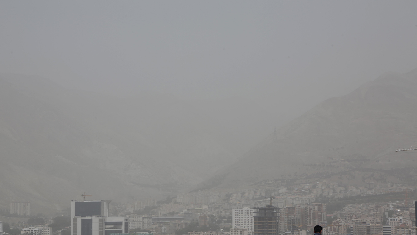 Air Pollution in Tehran 2022, Iran, May,Air pollution,Tehran,weather Horizontal 