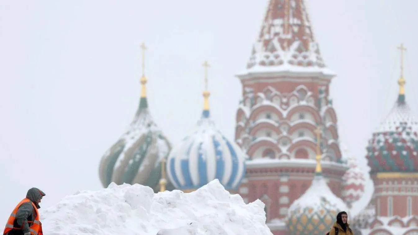 Moszkva, hóesés, rekord 