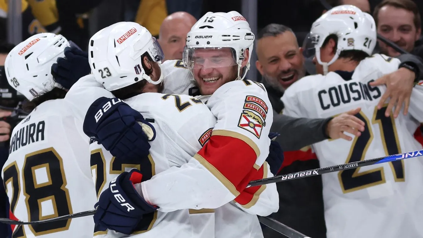 Florida Panthers v Boston Bruins - Game Seven GettyImageRank1 USA Massachusetts Boston - Massachusetts Winter Sport Photography Florida Panthers TD Garden National Hockey League Boston Bruins 23 DELE Playoffs Stanley Cup Playoffs Round One Game Seven Over