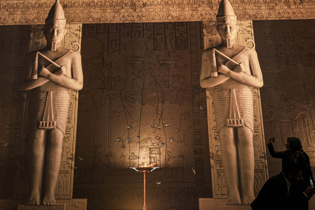 Egyiptom, Giza, Múzeum, Grand, Egyptian, Museum, Tutanhamon, 2023, 