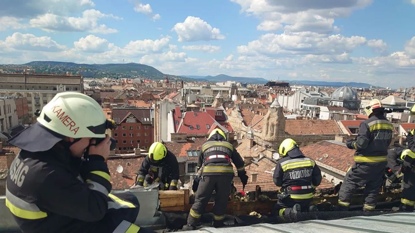 Operaház, tető, tűz, Országos Katasztrófavédelmi Főigazgatóság 