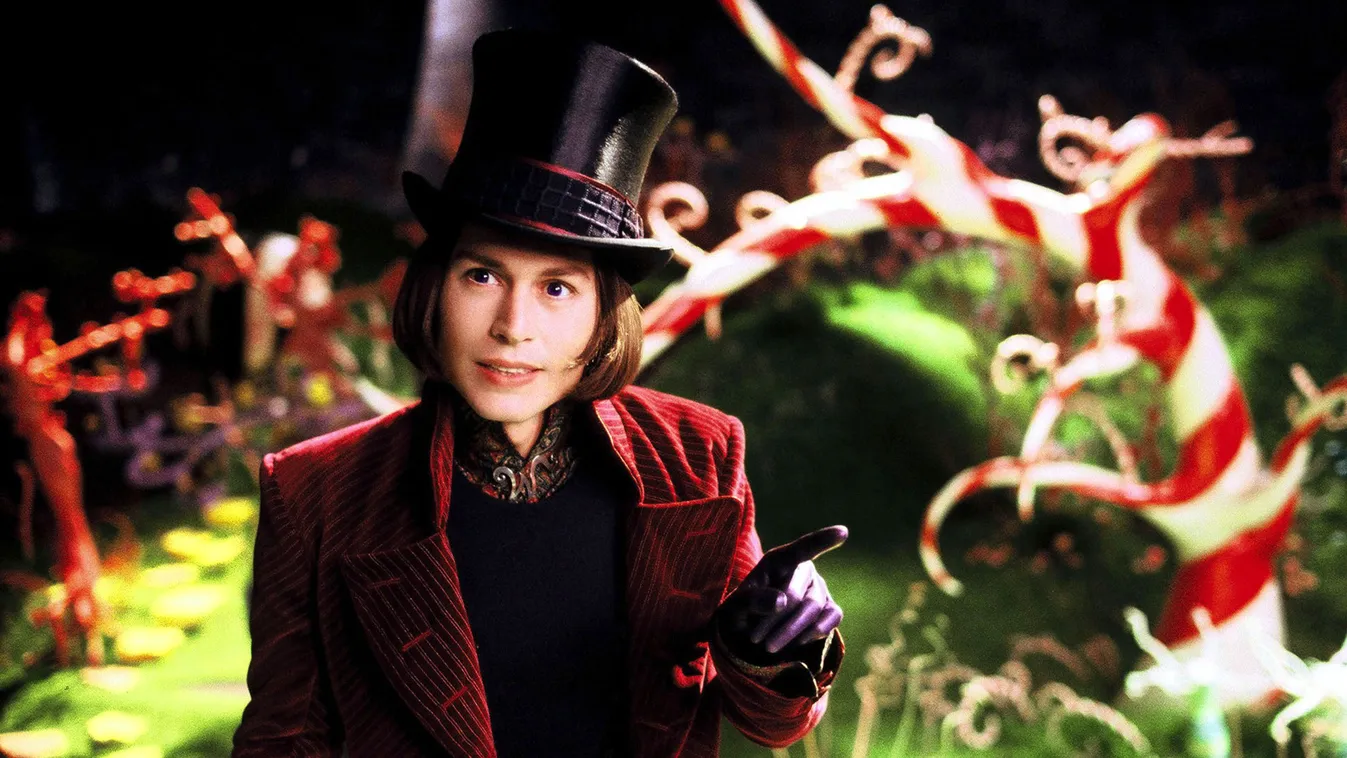 Charlie és a csokigyár Johnny Depp Willy Wonka 