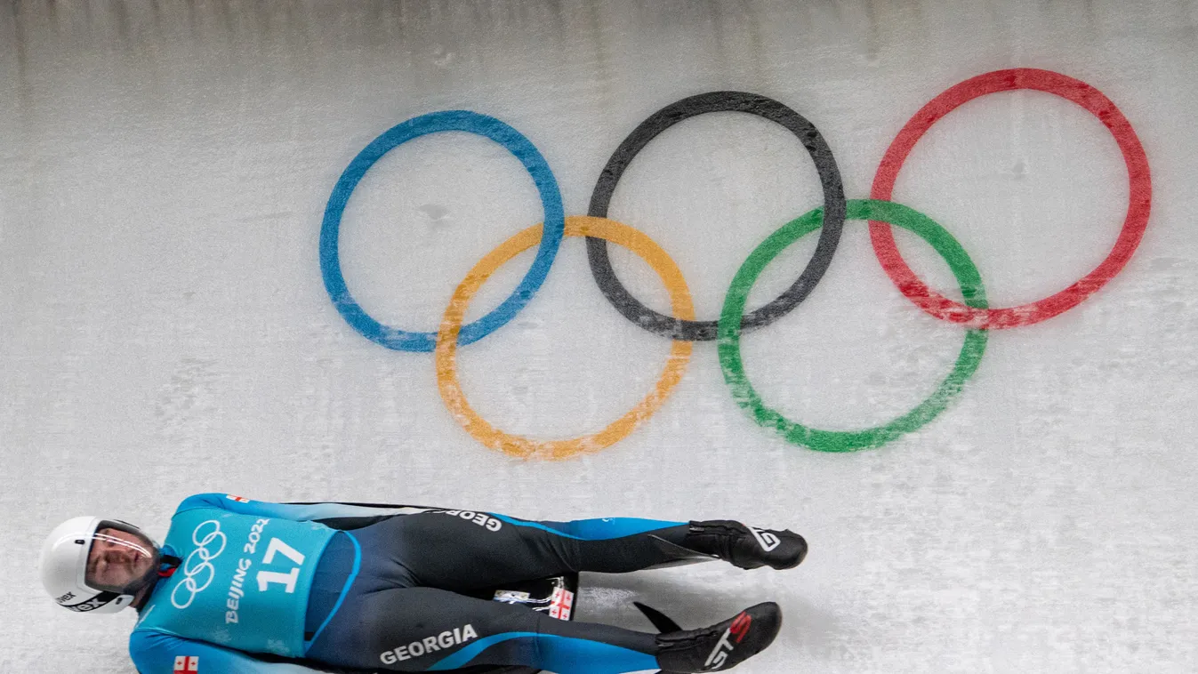 (BEIJING 2022)CHINA-BEIJING-OLYMPIC WINTER GAMES-LUGE-TRAINING SESSION se Horizontal 