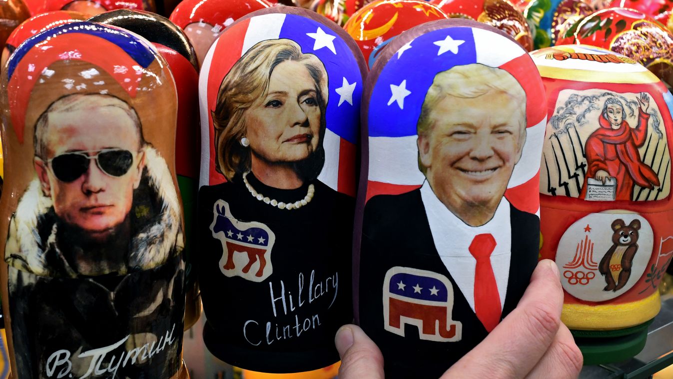 Donald Trump, Hillary Clinton, amerikai elnökválasztás 2016, ajándéktárgy souvenir 