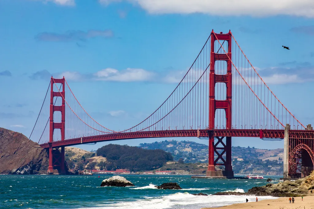 A világ hídjai galéria, A világ leghíresebb hídja a Golden Gate híd, USA - San Fran 