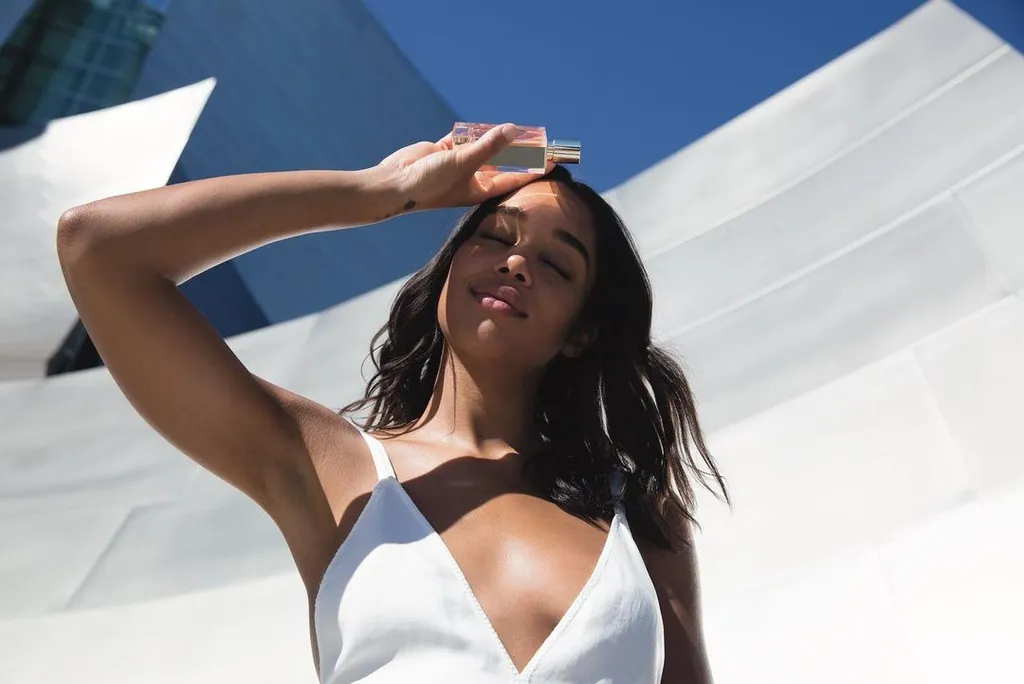 Laura Harrier, modell, színésznő 