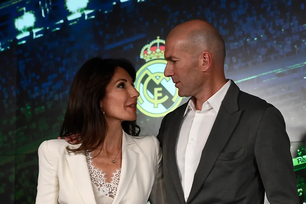 fbl Horizontal, Zinadine Zidane és a felesége, Veronique 