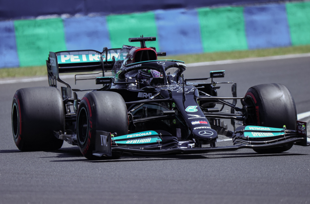 Forma-1, Lewis Hamilton, Mercedes, Magyar Nagydíj 2021, péntek 