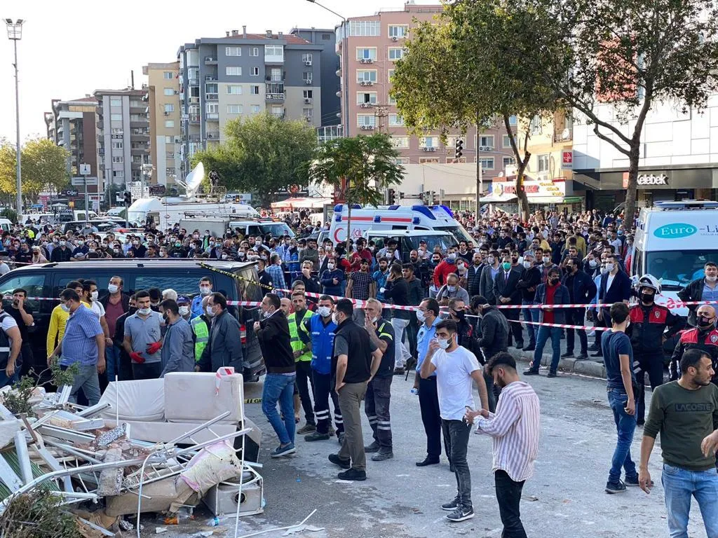 Törökország, Izmir, földrengés, 2020.10.30. 