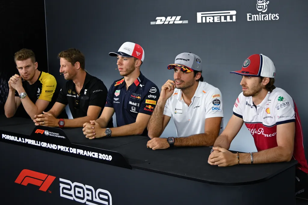 Forma-1, Nico Hülkenberg, Romain Grosjean, Pierre Gasly, Carlos Sainz, Antonio Giovinazzi, Francia Nagydíj 
