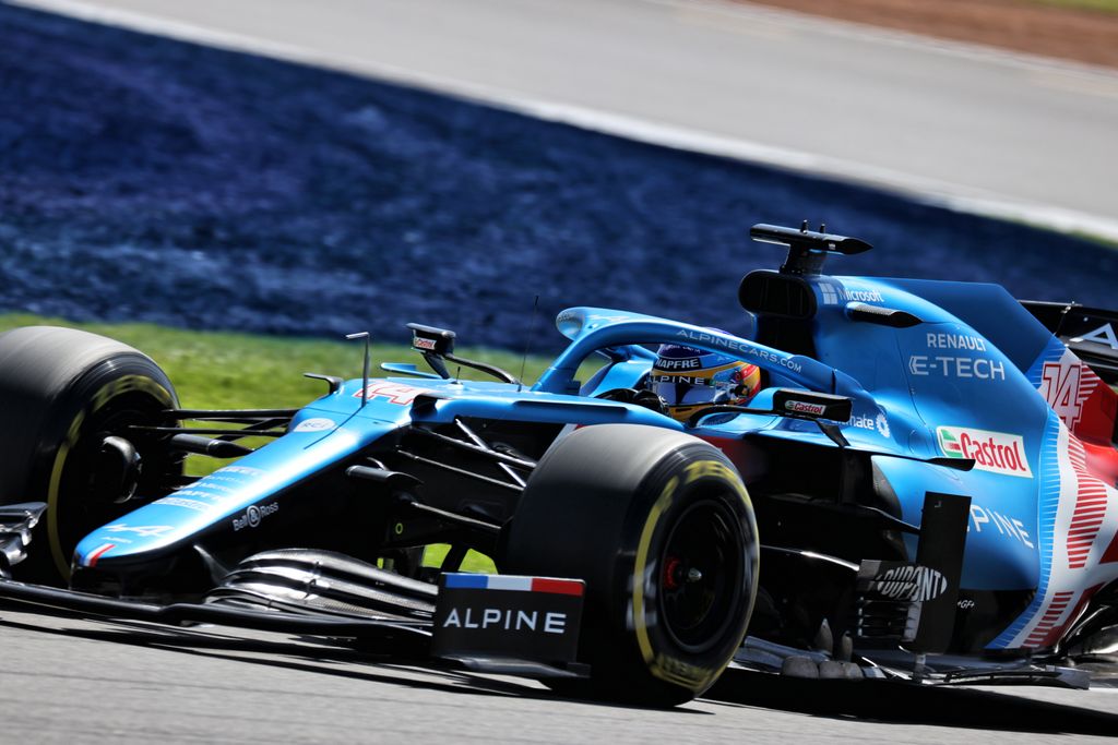 Forma-1, Brit Nagydíj, szombat, Fernando Alonso, Alpine 