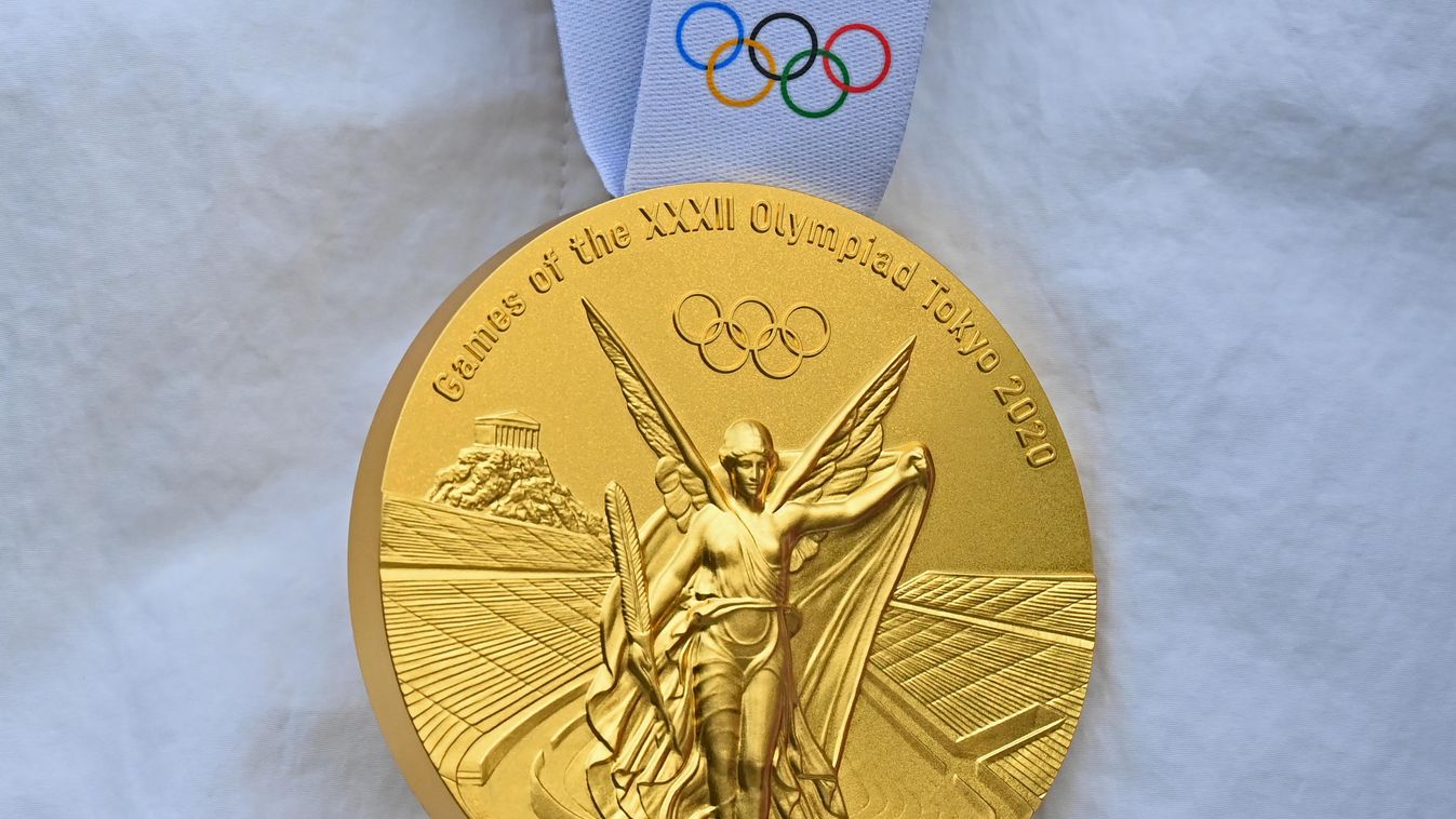 Oly Horizontal CLOSE-UP ILLUSTRATION GOLD MEDAL OLYMPIC GAMES SUMMER OLYMPIC GAMES 