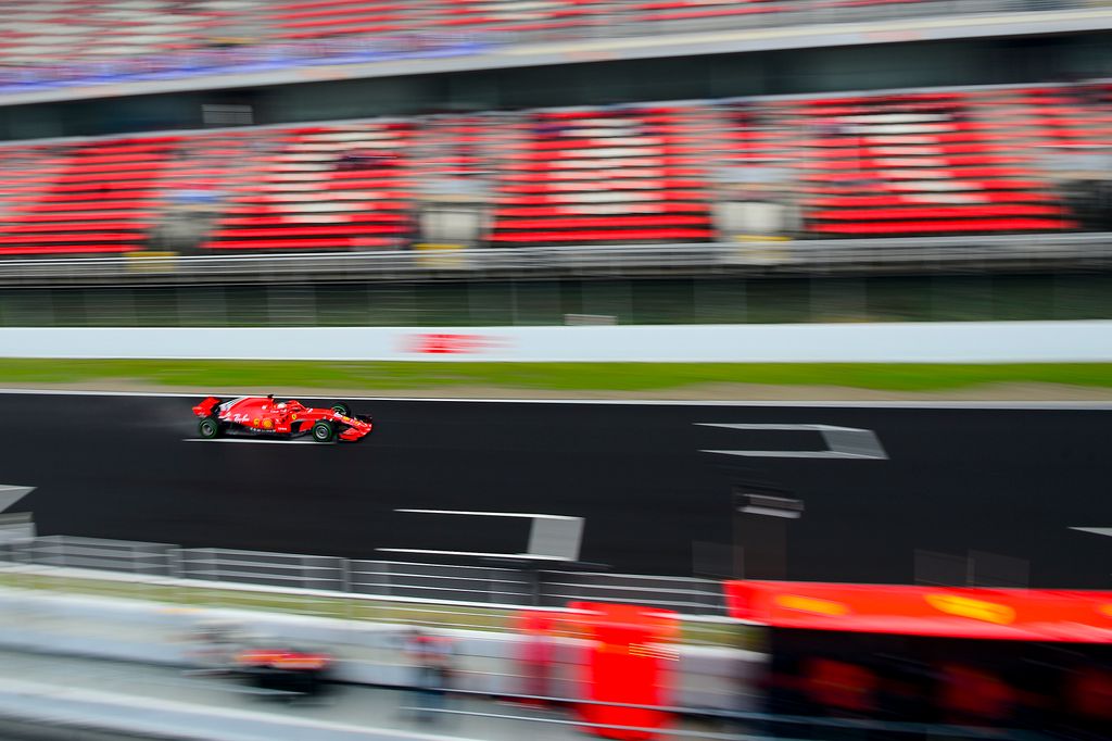 A Forma-1 előszezoni tesztje Barcelonában - 4. nap, Sebastian Vettel, Scuderia Ferrari 