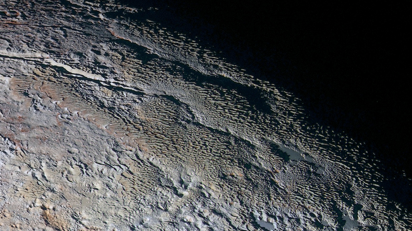 Pluto, felszín 