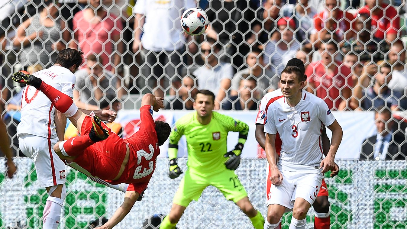Svájc-Lengyelország euro 2016 foci eb GÓL 1-1 