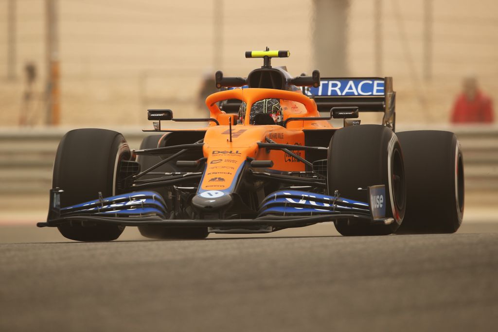 Forma-1, Lando Norris, McLaren, Bahrein teszt 1. nap 