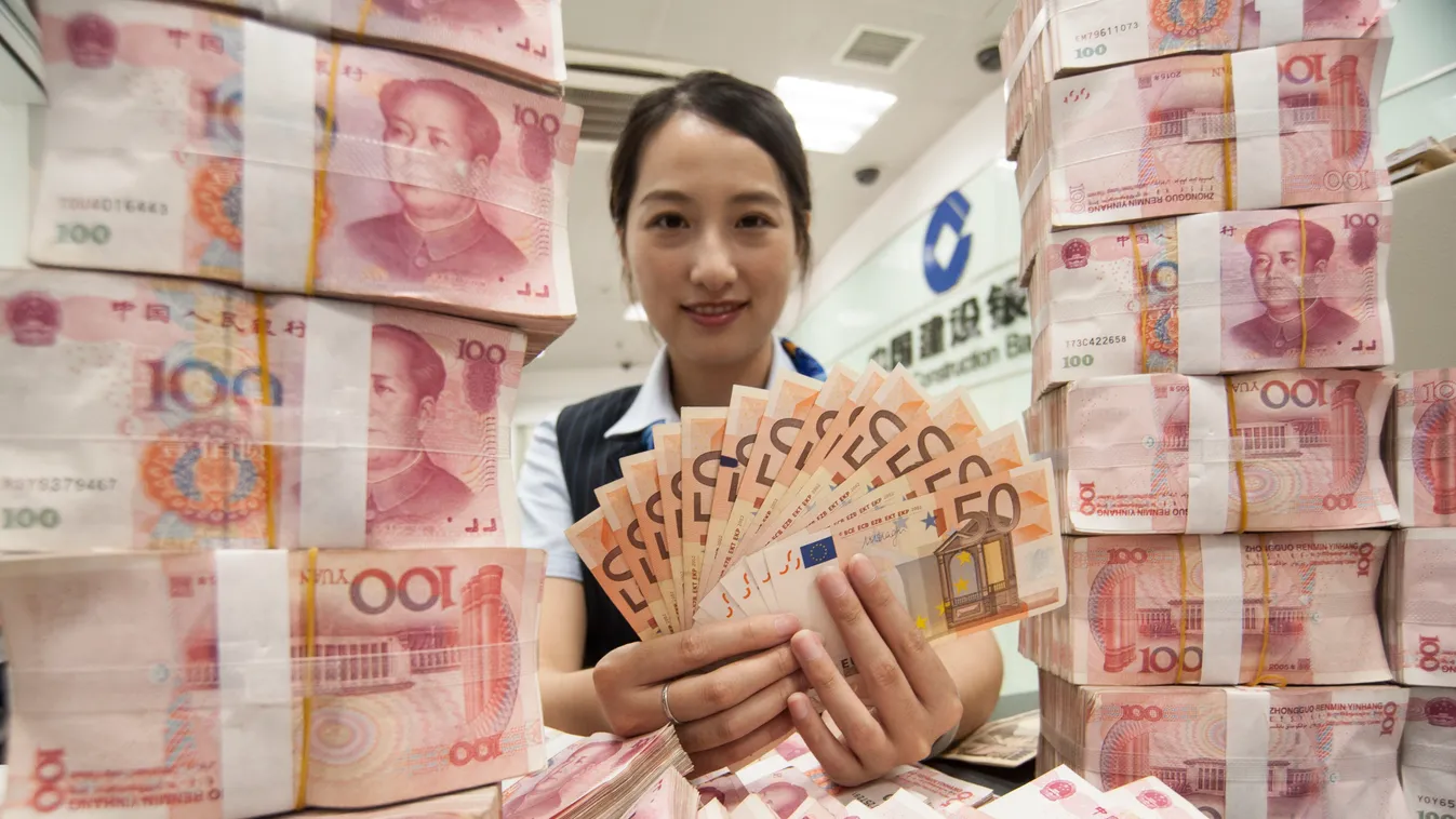 China's forex reserve falls to six-year low in January China Chinese RMB Yuan renminbi forex reserve money currency 