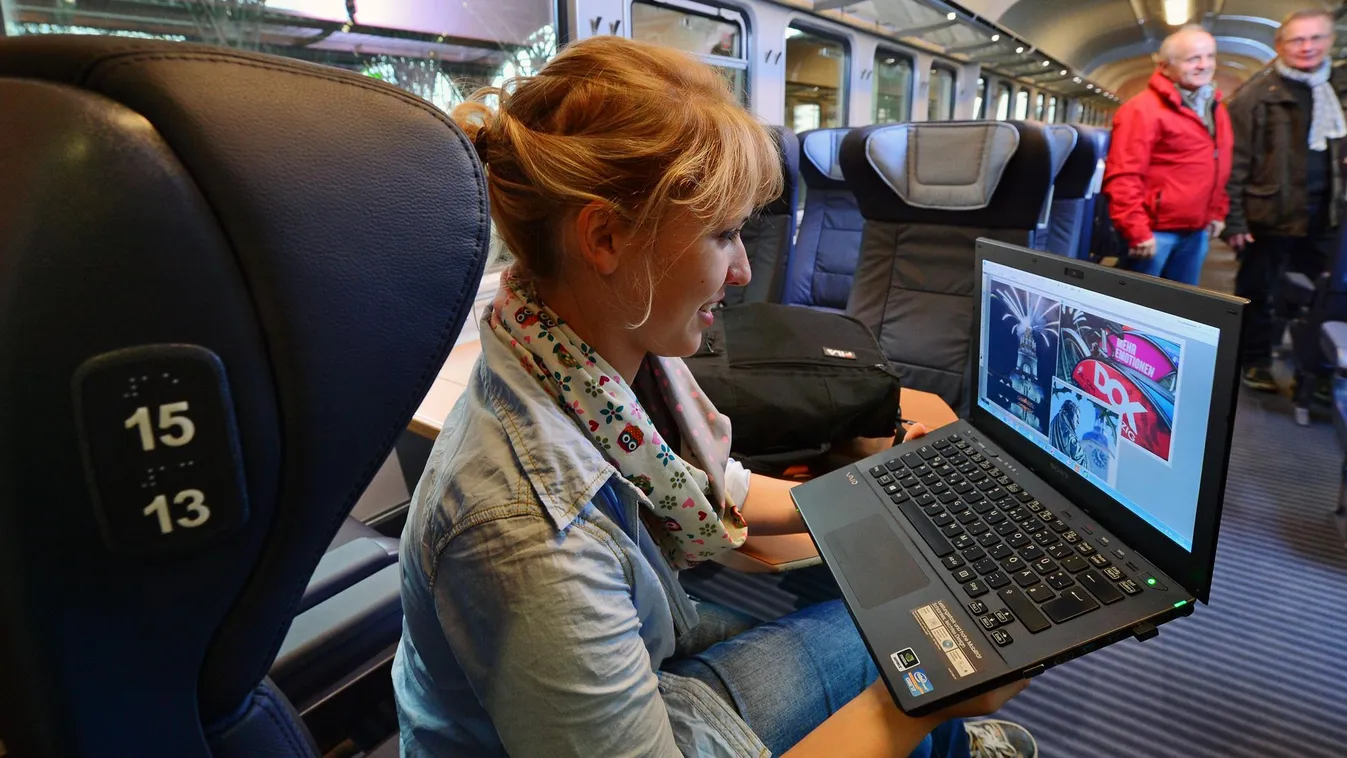 Telefonos, mobilnetes, WiFi-s tapasztalatok utazás közben Európában. Teljes erővel működő, de Magyarország területéről elérhetetlen vezeték nélküli internetszolgáltatás a vonaton, illusztráció 