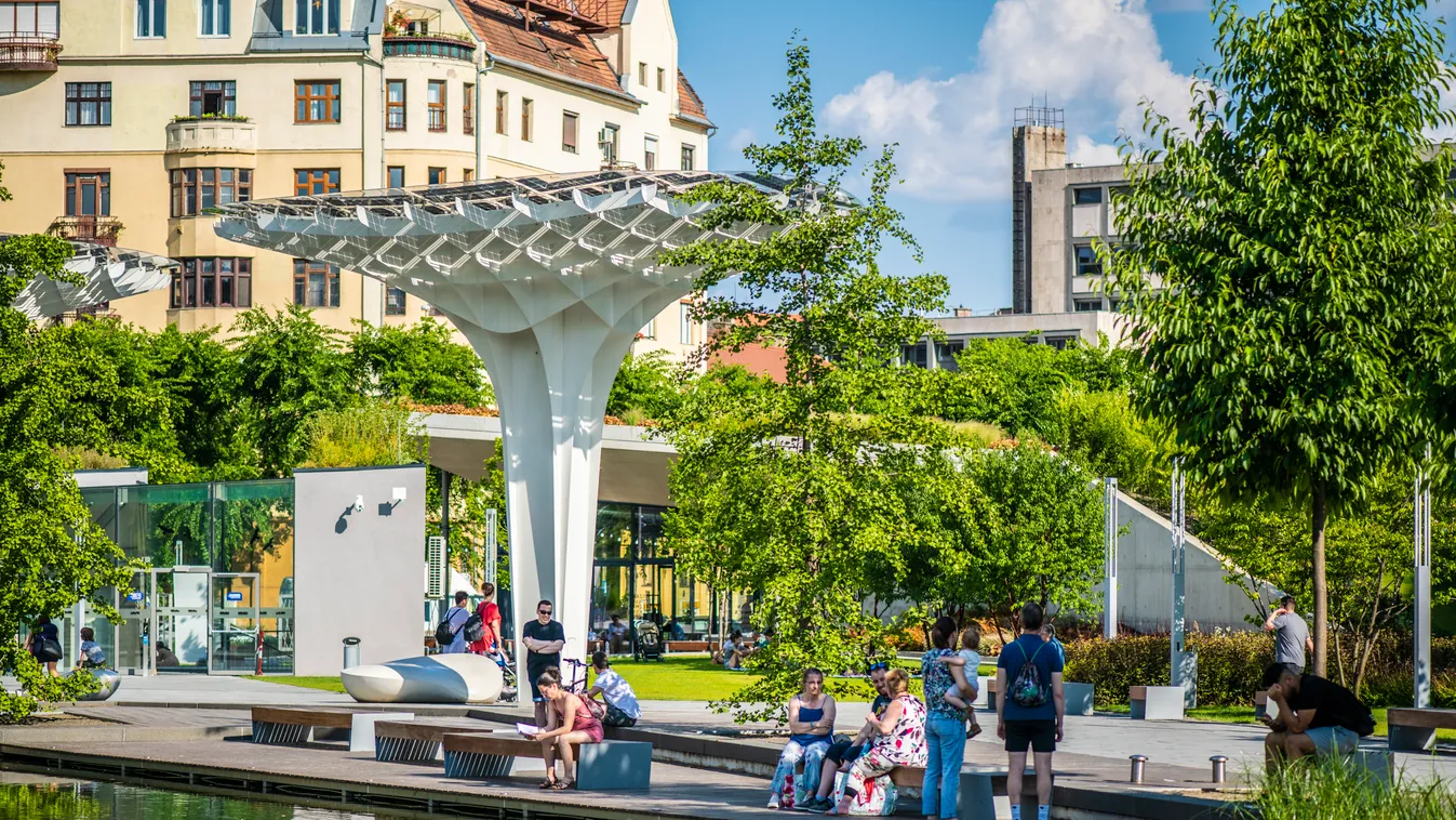 kánikula hőség meleg nyár 2021.06.18. Budapest belváros 