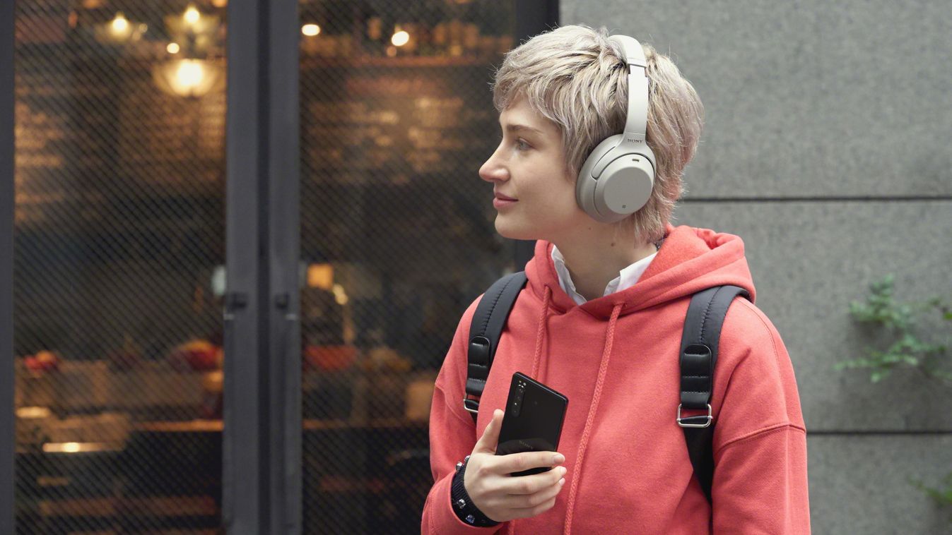 sony xperia 1 ii okostelefon fejhallgató zenehallgatás headphone 
