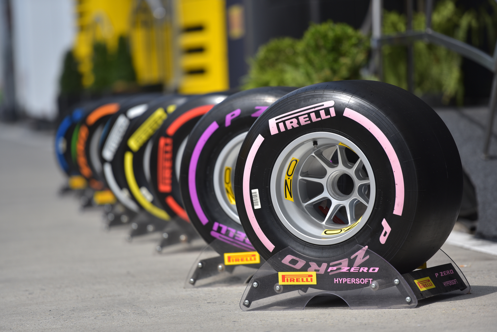 F1-es teszt a Hungaroringen, Pirelli gumik 