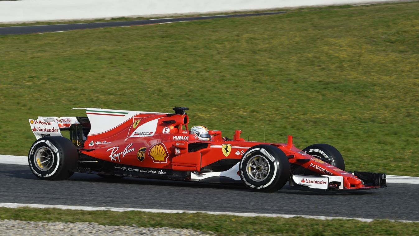Forma-1, Sebastian Vettel, Scuderia Ferrari, Barcelona teszt 