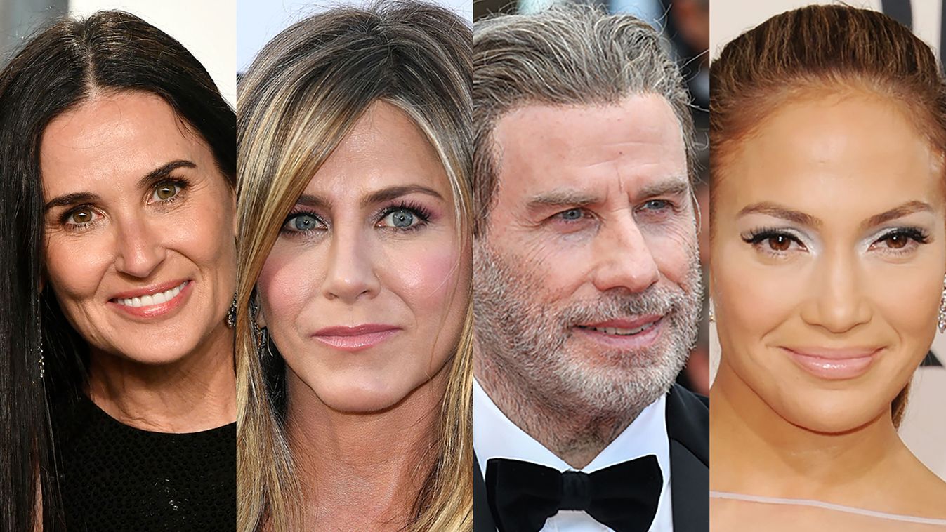 John Travolta, Jennifer Aniston, Demi Moore, John Travolta, 