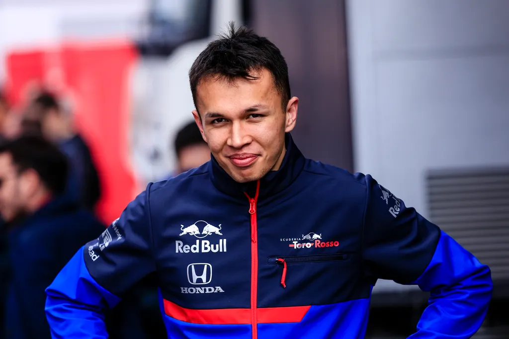 Forma-1, teszt, Barcelona, Alexander Albon, Scuderia Toro Rosso 