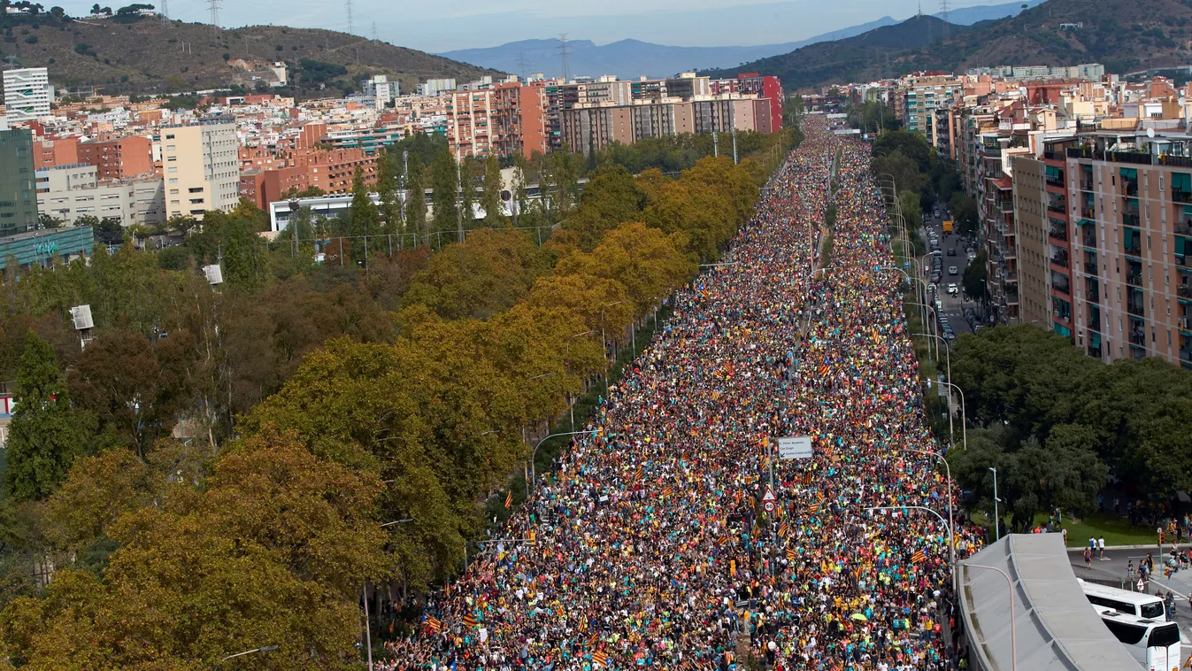 Katalán tüntetés 