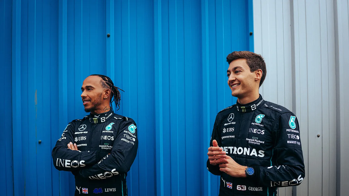 Forma-1, Lewis Hamilton, George Russell 2022 