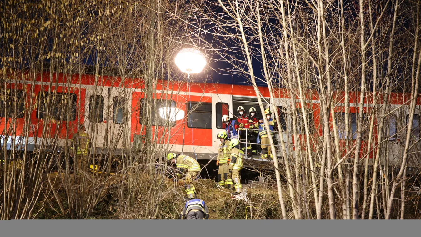 Vonatbaleset München Németország 