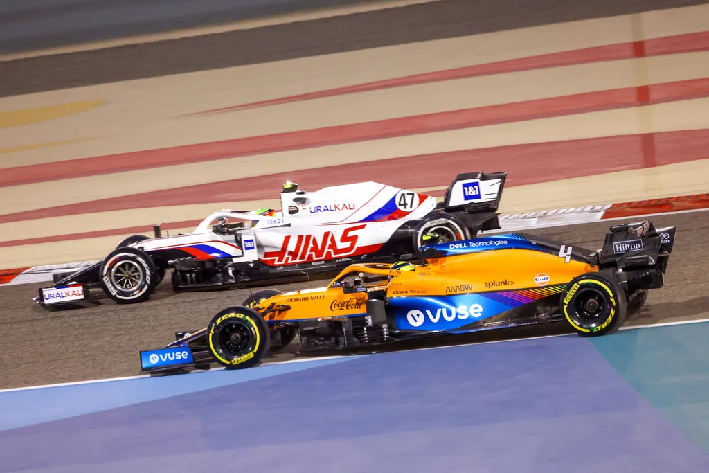 Forma-1, Mick Schumacher, Haas, Lando Norris, McLaren, Bahreini Nagydíj 