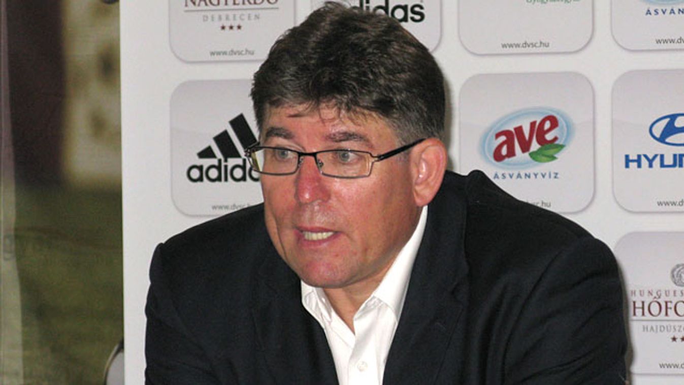 Herczeg András, a DVSC korábbi edzője 
