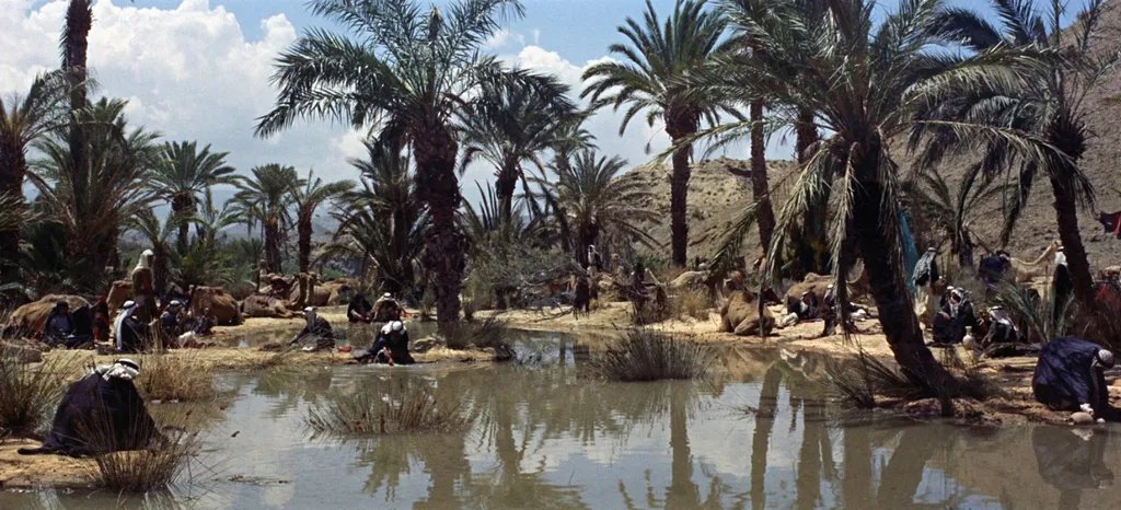 LAWRENCE D'ARABIE - LAWRENCE OF ARABIA (1962) aventures adventures biopic biographie panoramic BIOGRAPHY DESERT OASIS 