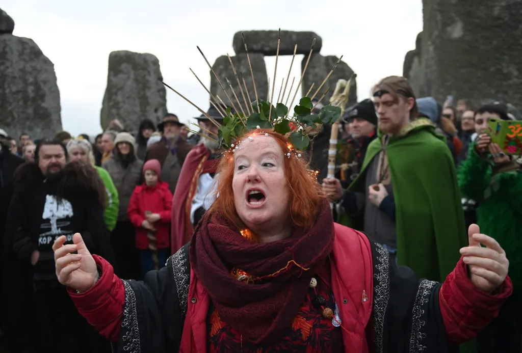 Téli napforduló Stonehenge-nél 