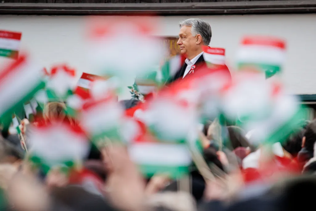 Orbán Viktor, miniszterelnök, beszéd, Kiskőrös, 1848-49 forradalom és szabadságharc, megemlékezés, március 15., 2023.03.15. 