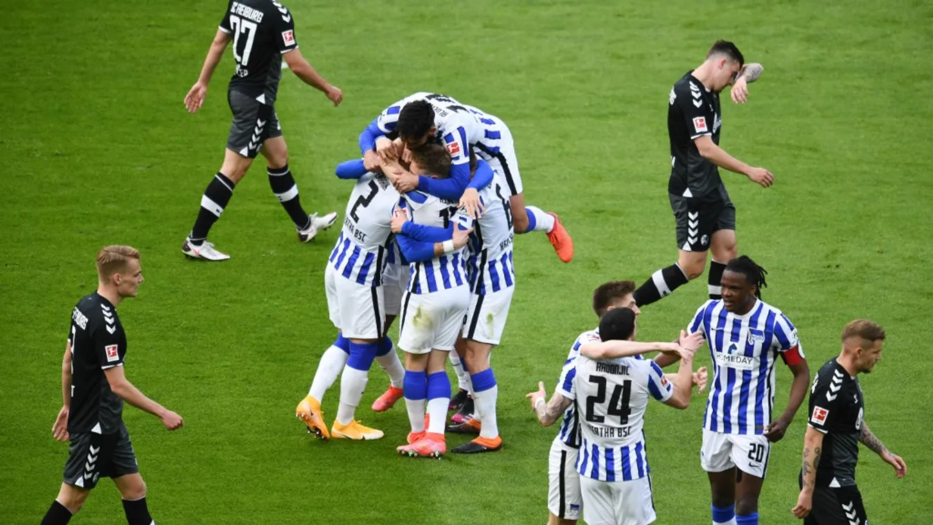 Hertha BSC - SC Freiburg Sports soccer --- Bundesliga Horizontal 