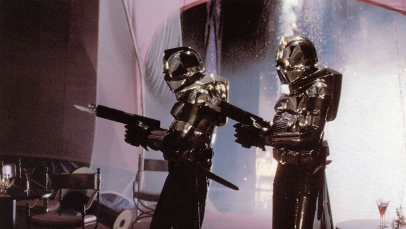 Battlestar Galactica (1978) usa Cinema ROBOT androďde HORIZONTAL 