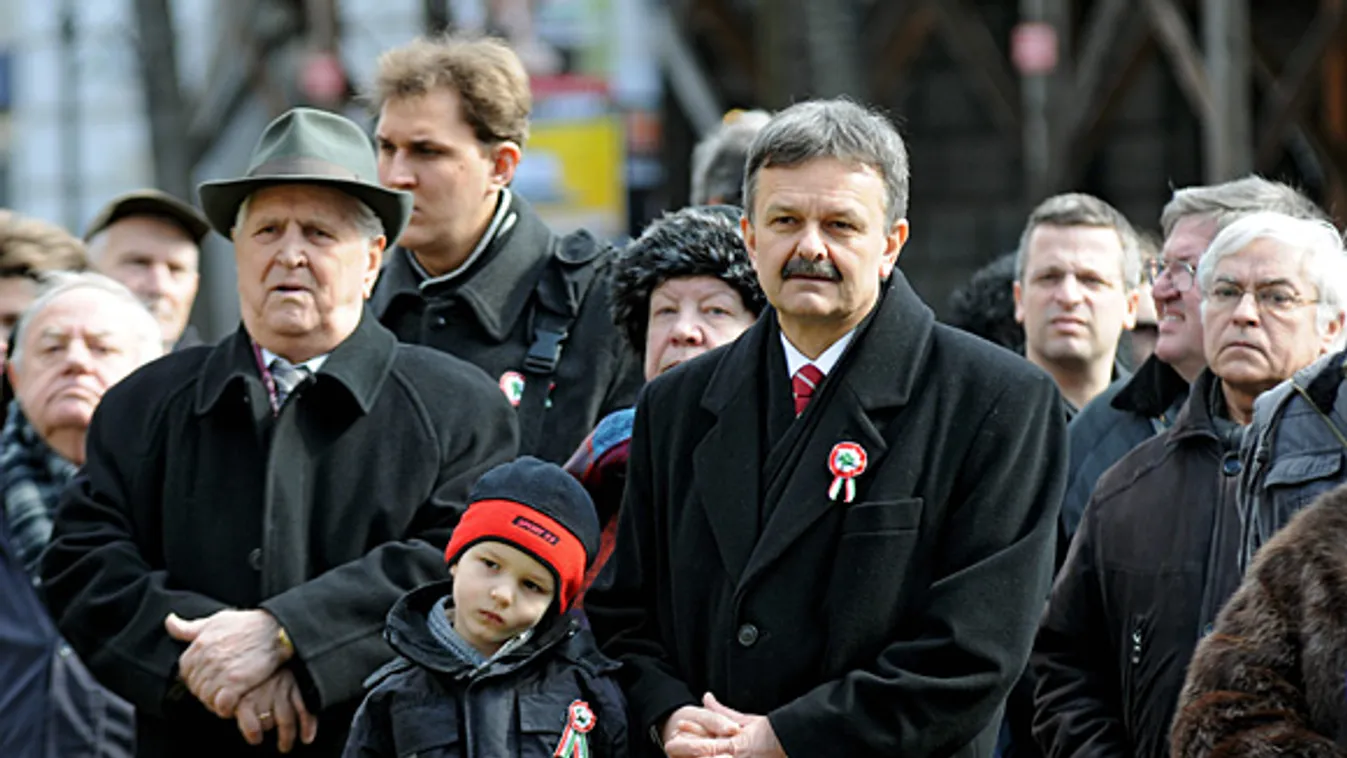 március 15., nemzeti ünnep, Jókai tér, MDF, Debreczeni József közíró