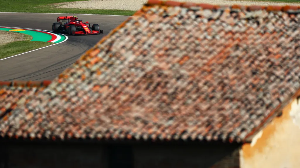 Forma-1, Emilia Romagna Nagydíj, szombat, Charles Leclerc, Ferrari 