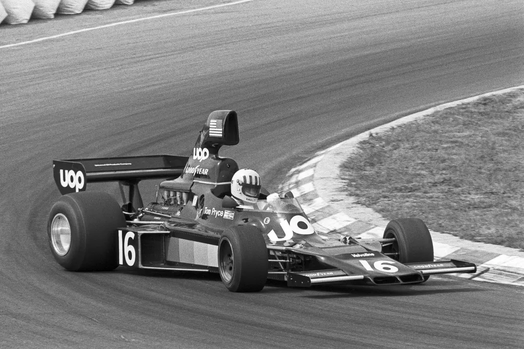 Tom Pryce Forma-1 hősi halottai galéria 2021. Tom Pryce, Grand Prix of the Netherlands arc0007305 pryce_75_holland_01 cahier 21 