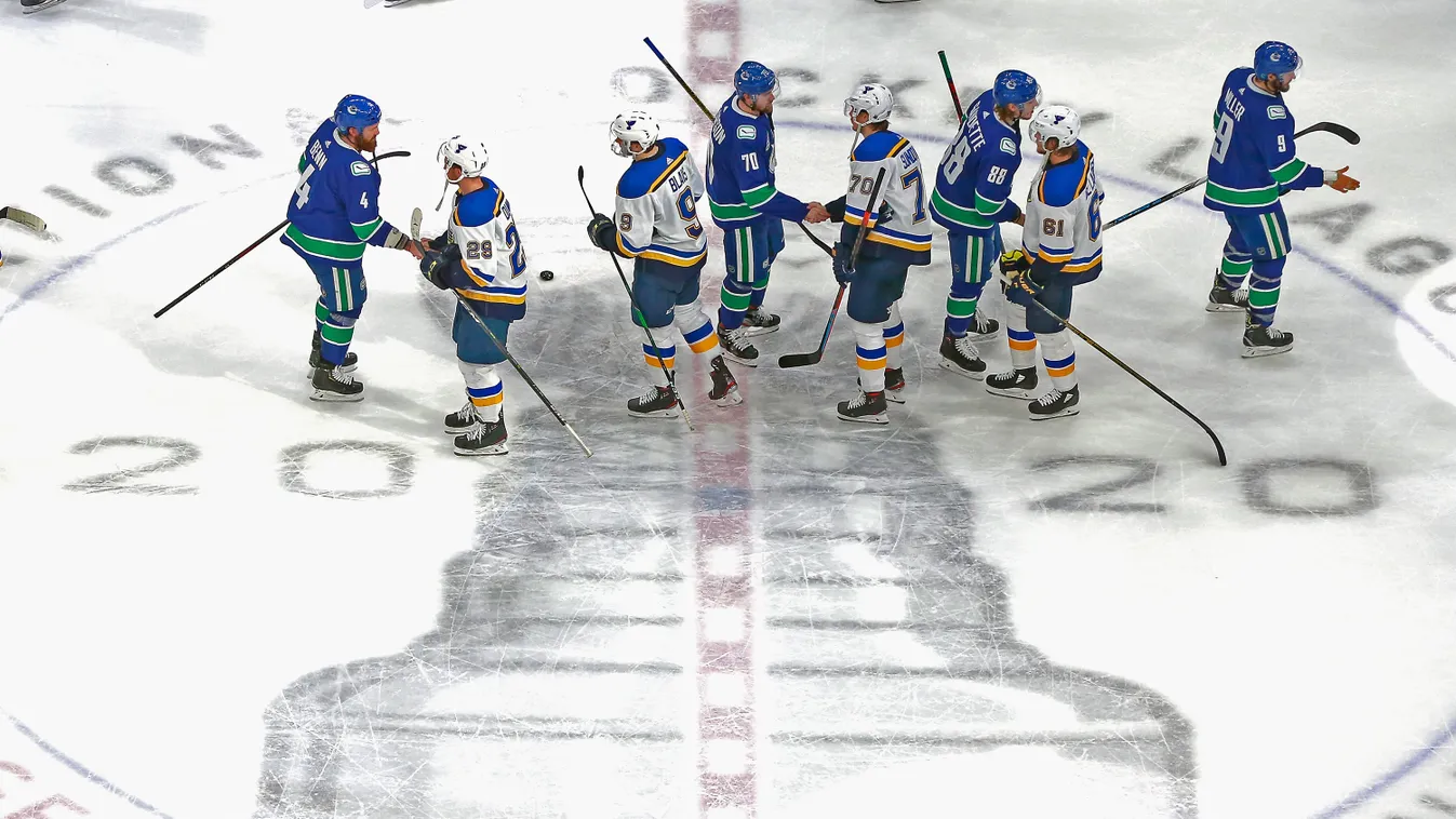 St Louis Blues v Vancouver Canucks - Game Six GettyImageRank2 SPORT ICE HOCKEY national hockey league 
