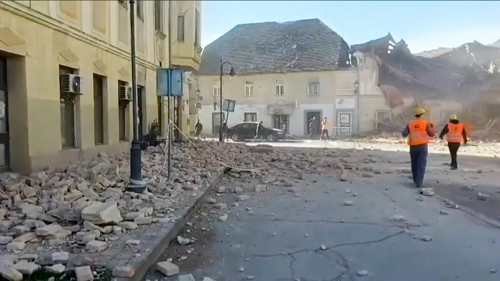 Horvátország, földrengés 2020.12.29. earthquake Horizontal 