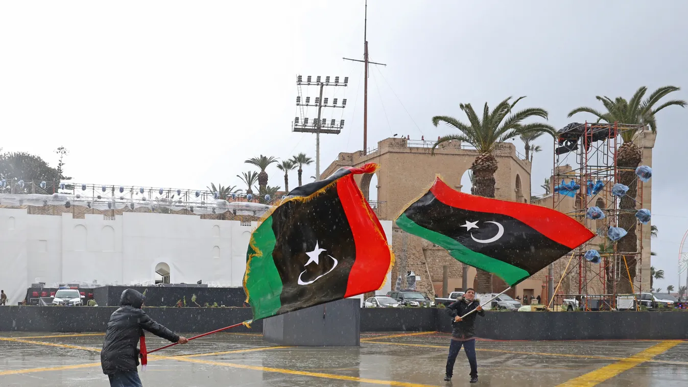 Líbia, zászló 